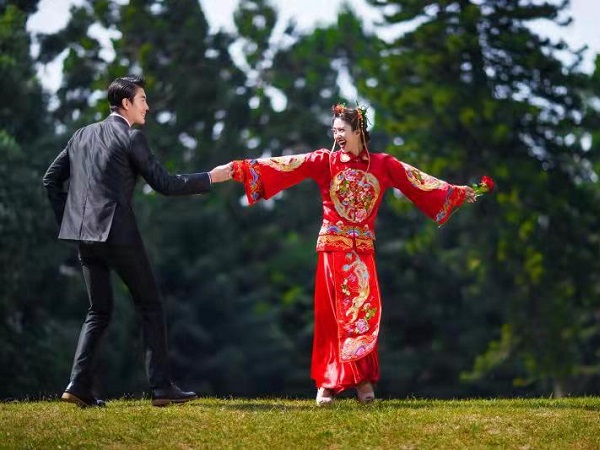 中式现代婚纱照