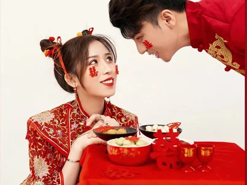 中式复古婚纱照